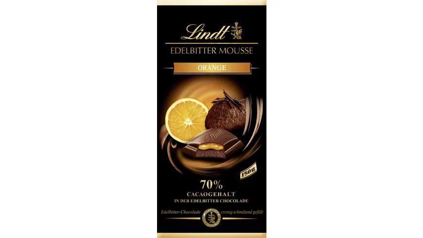 Lindt Edelbitter Mousse Orange 150 g