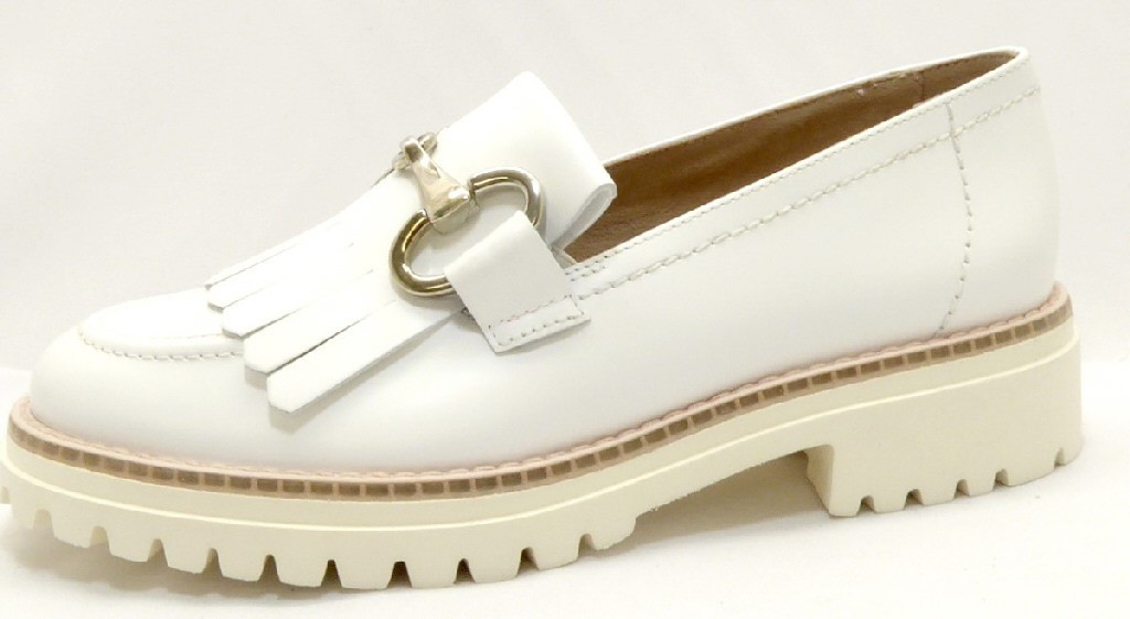 PAUL GREEN Sportliche Slipper weiss
