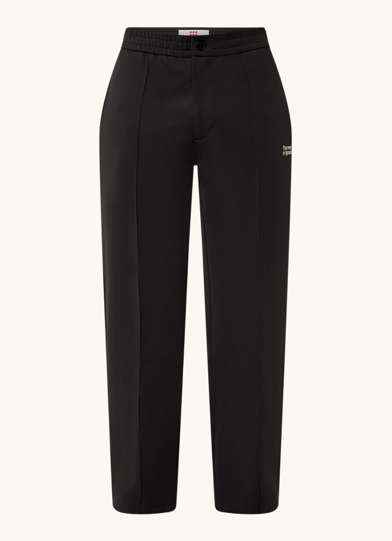The New Originals Workman straight fit track pants with logo embroidery and side pockets