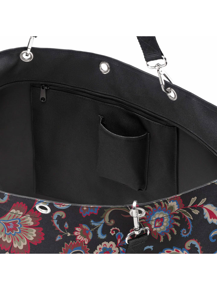 Reisenthel XL - Shopper 65 cm (twist powder blue) in paisley black günstig kaufen onesize
