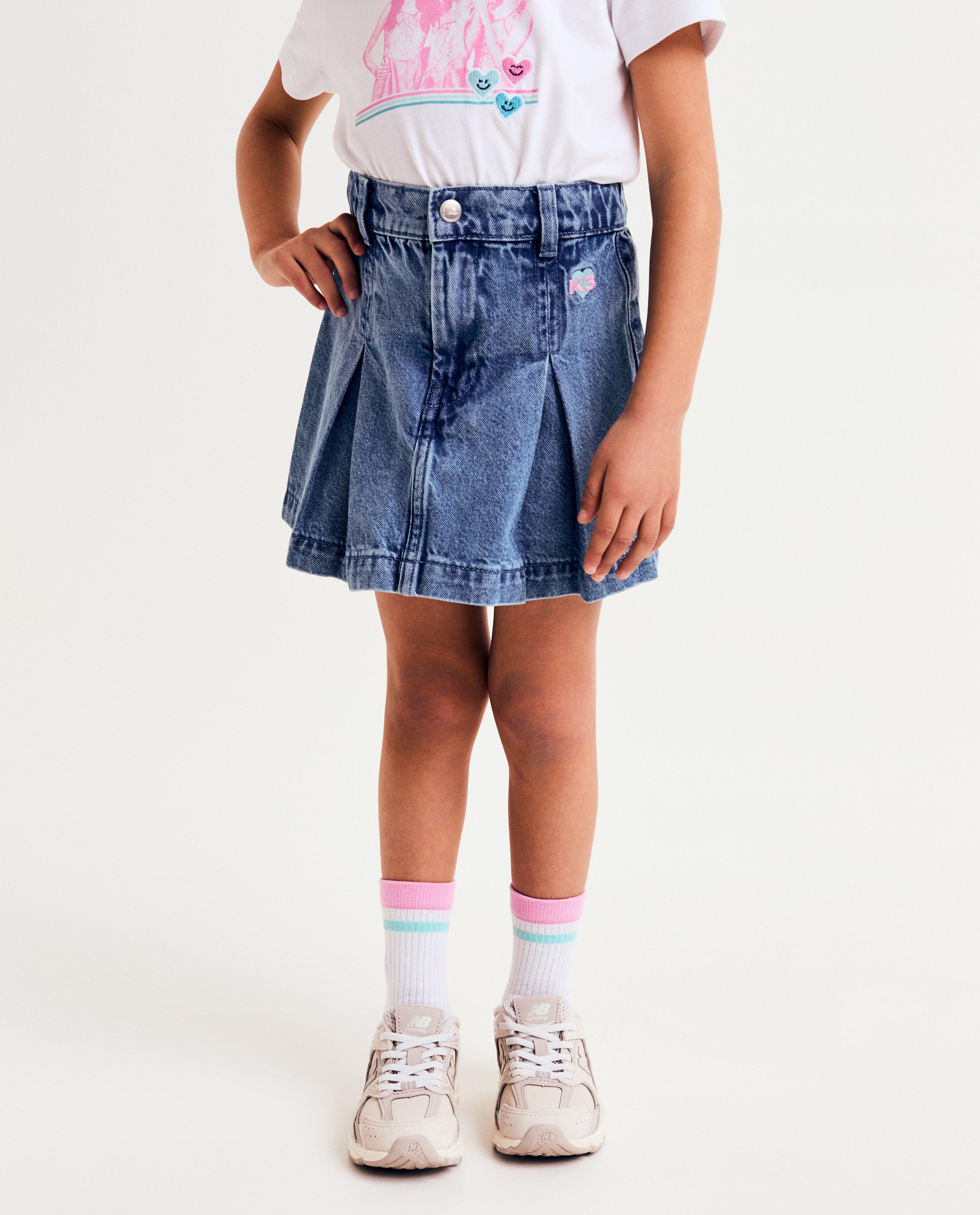 Fustă din denim K3 Blue albastră