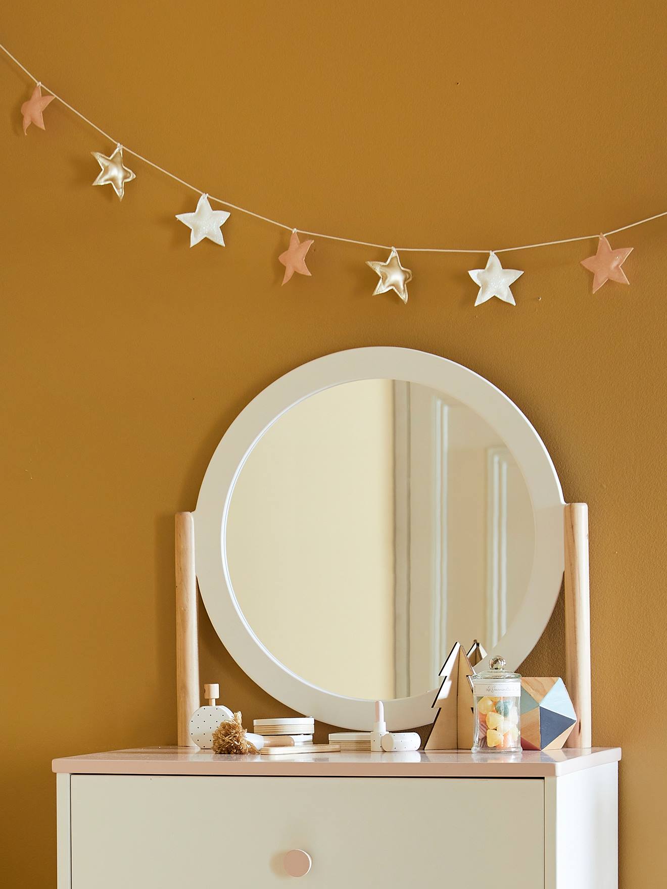 Guirlande étoiles Magie rose rose