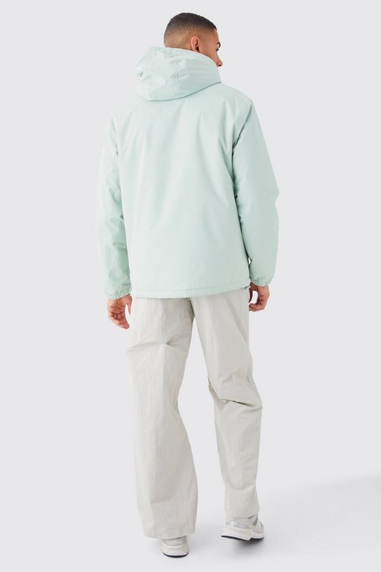 Man Parka mit Kapuze