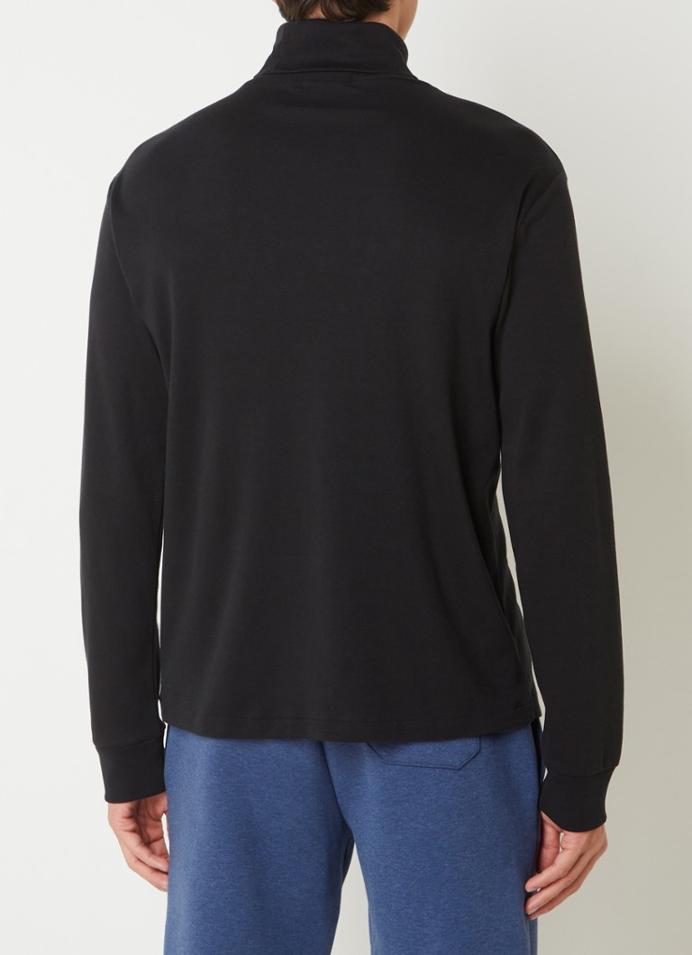 Ralph Lauren  Longsleeve met logoborduring en opstaande kraag