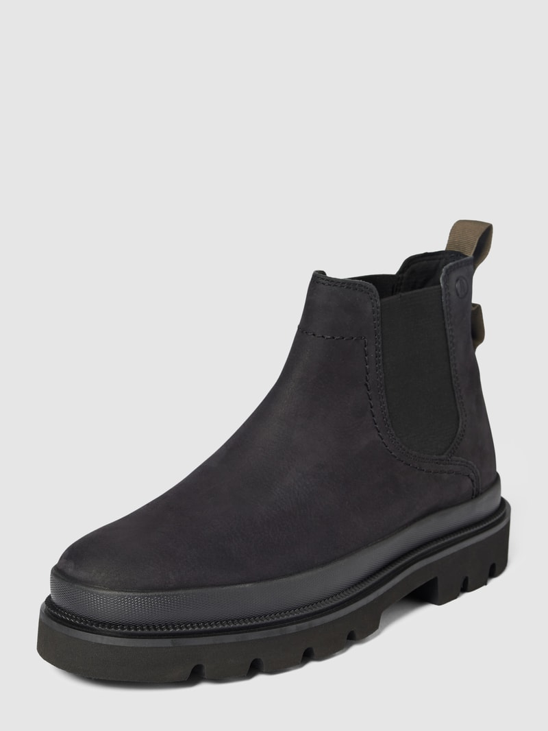 Chelsea Boots aus Leder Modell 'BADELL' in schwarz