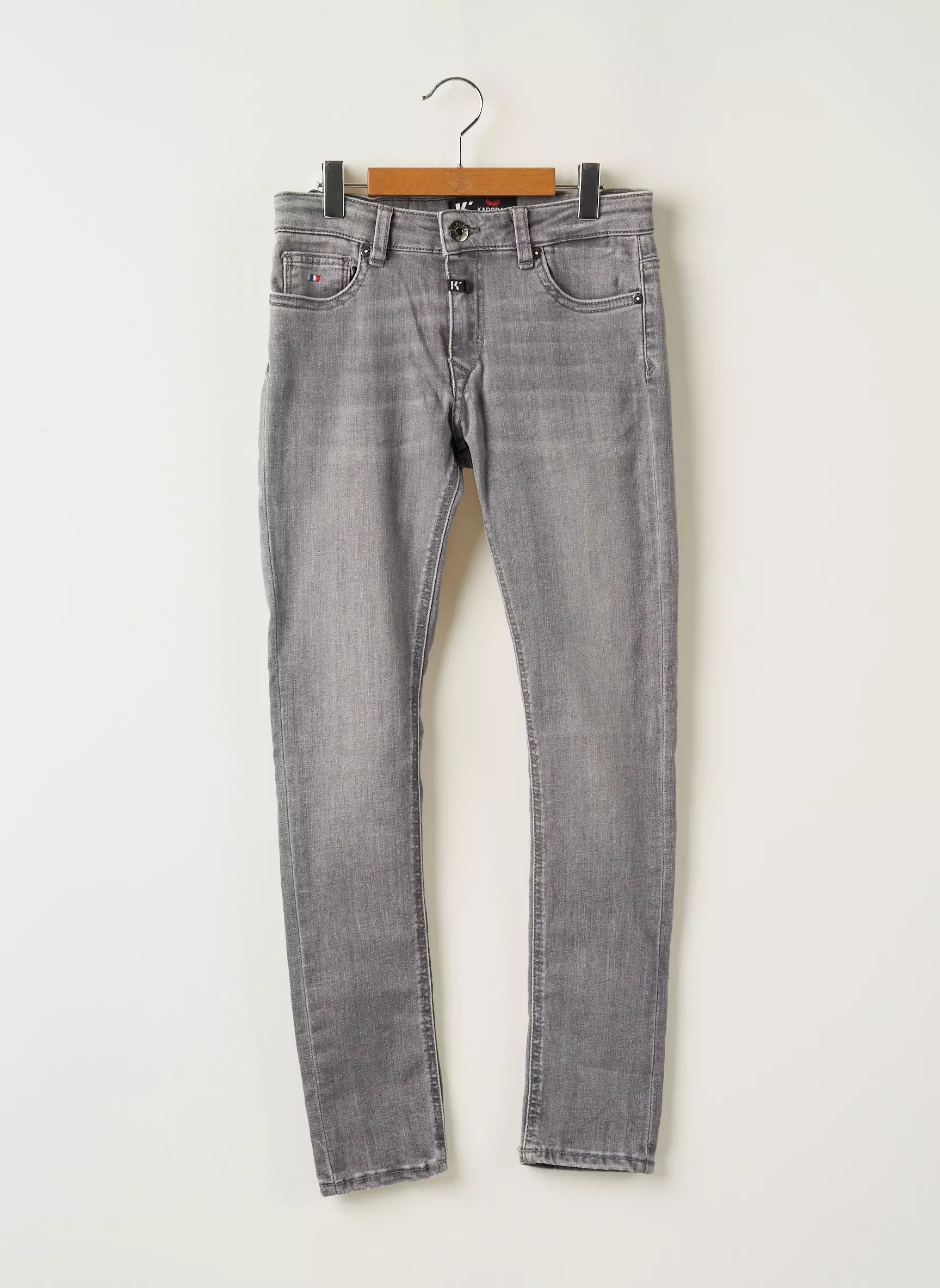 Kaporal Jeans Coupe Slim Garcon couleur gris