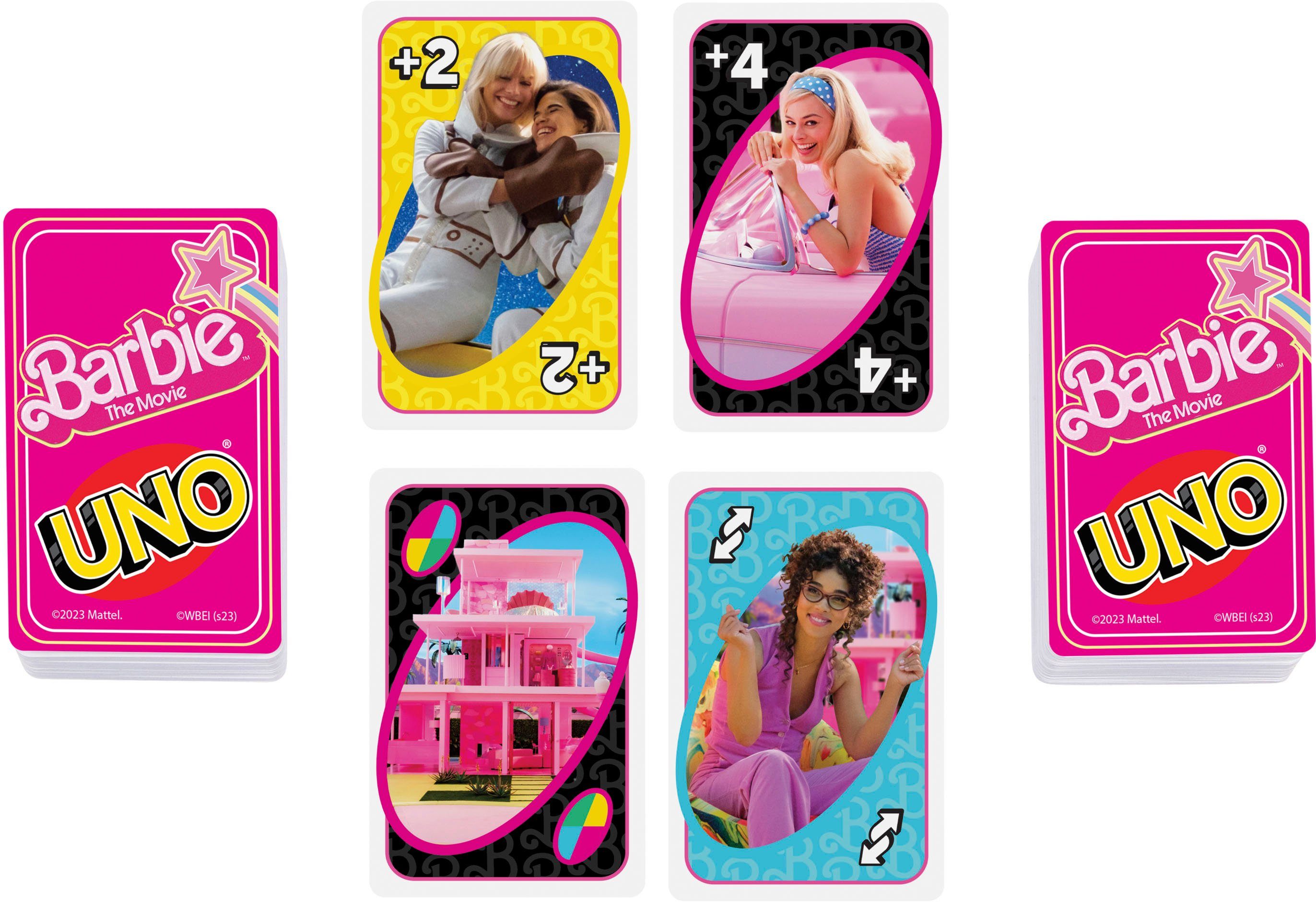 Barbie Spiel, Kartenspiel UNO Barbie The Movie zum Spielfilm