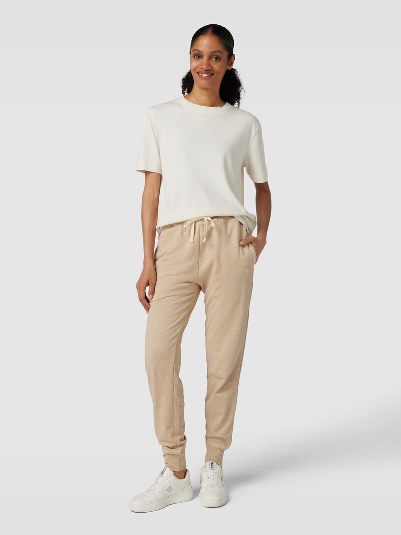 Sweatpants in Melange-Optik Modell 'FRENCH TERRY' in beige
