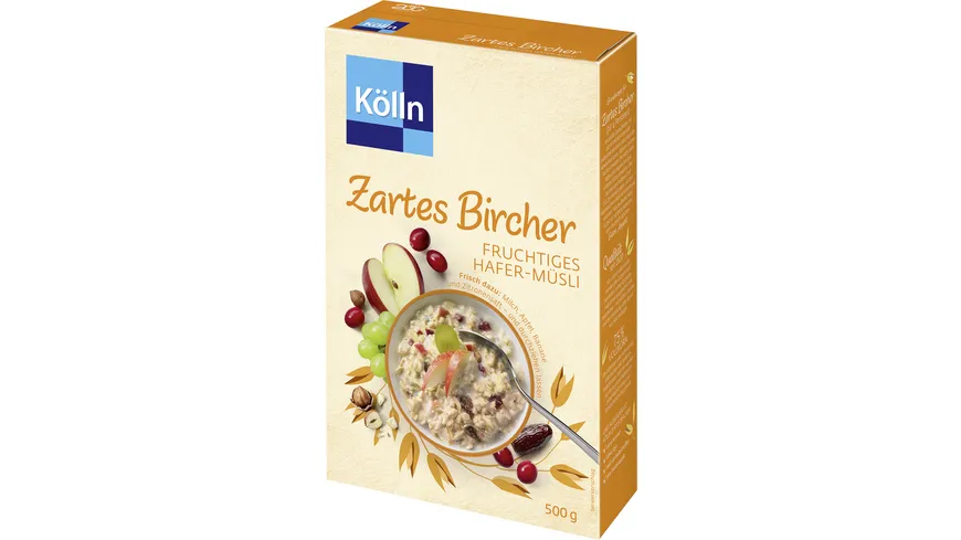 Kölln Zartes Bircher Fruchtiges Hafer-Müsli 500 g