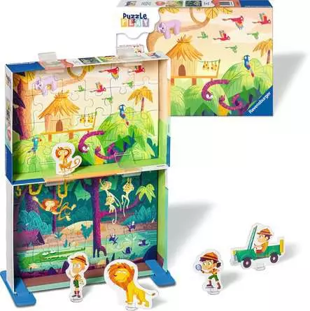 Kinderpuzzle ab 4 Jahren - Dschungelabenteuer - 24 Teile