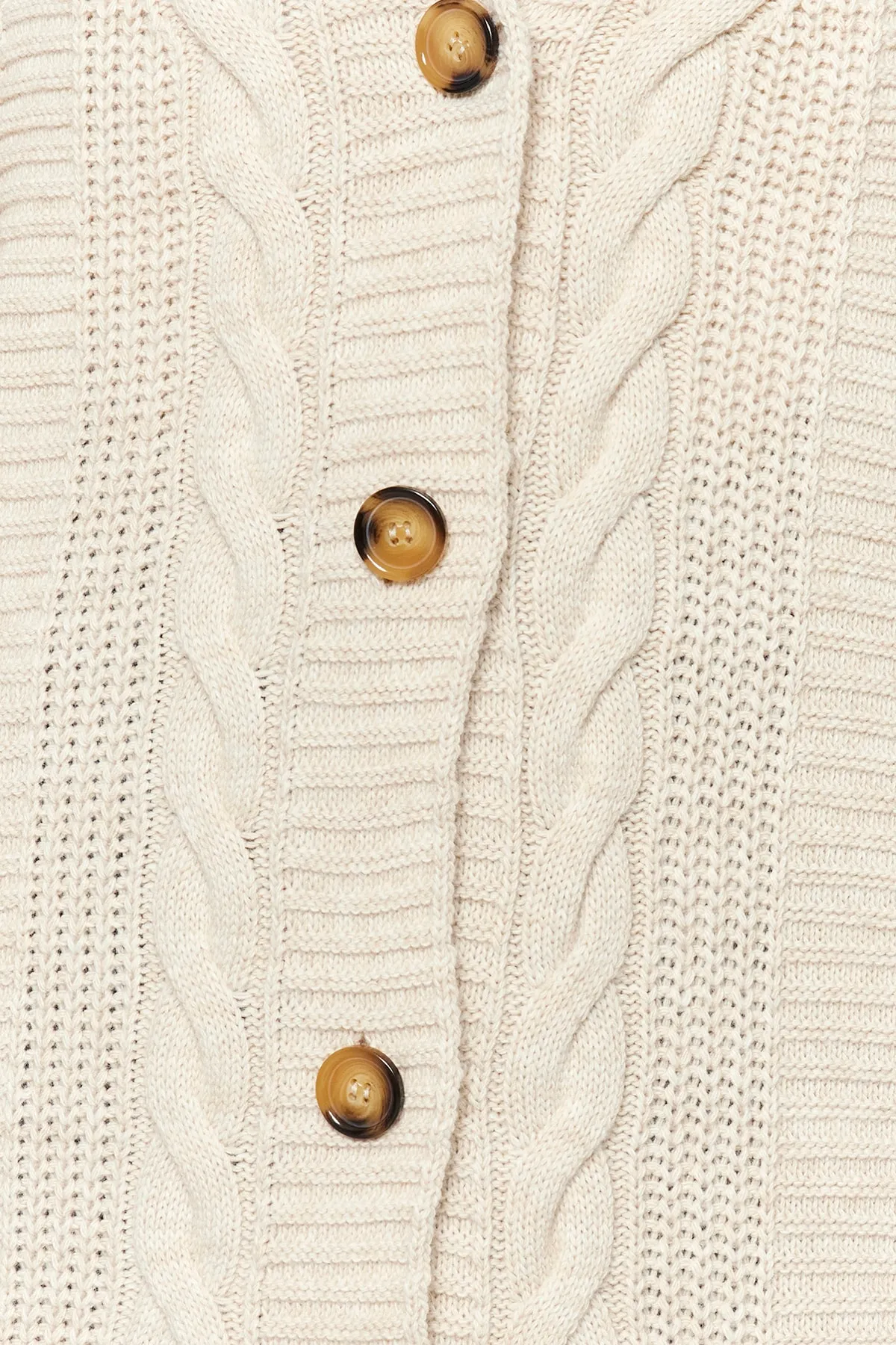 Trendyol Modest  Stone Hair Geflochtene Strickjacke mit lockerem Schnitt TCTAW22TH0002