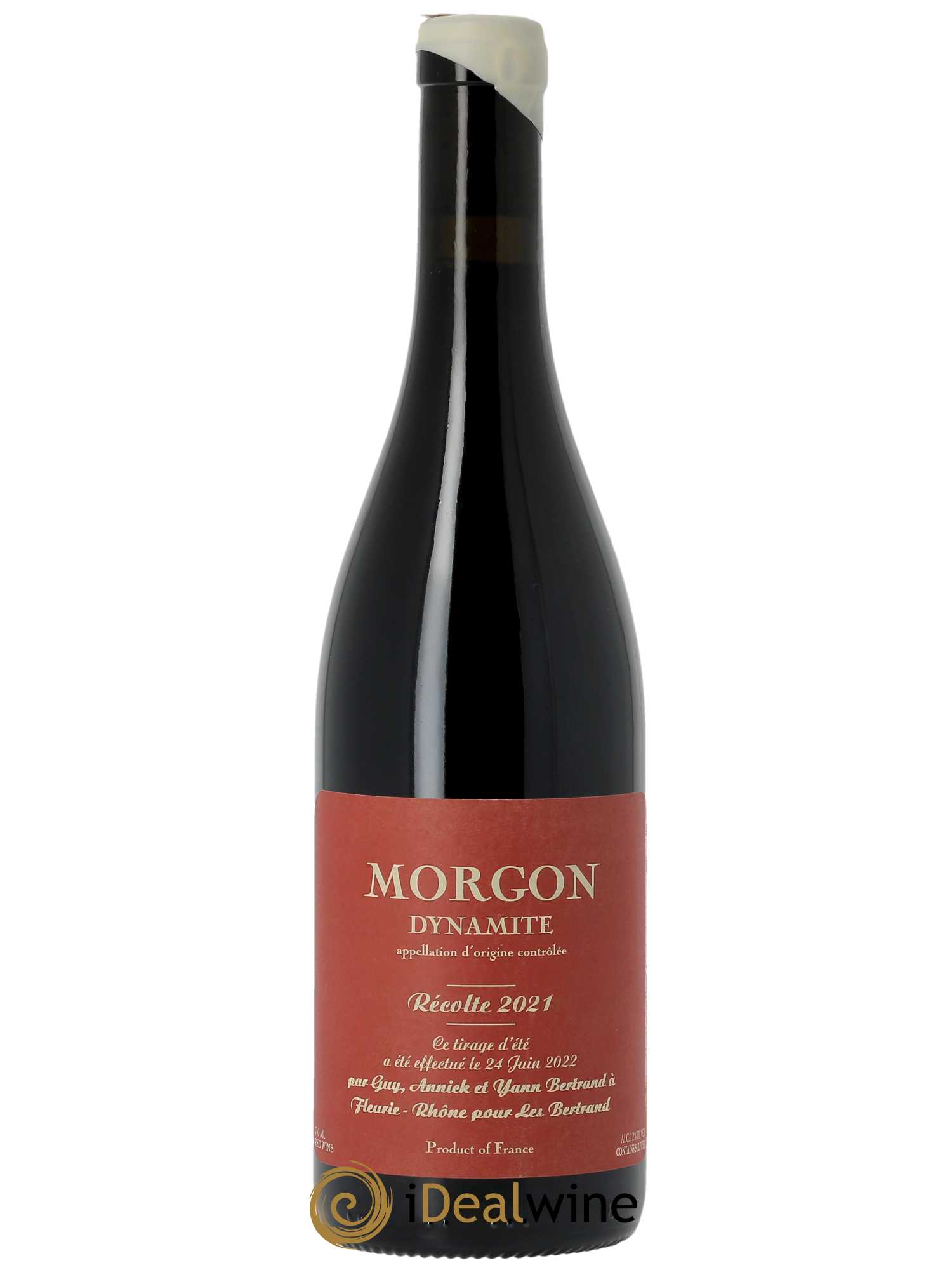 Morgon Dynamite Les Bertrand  2021 - Lot de 1 Bouteille