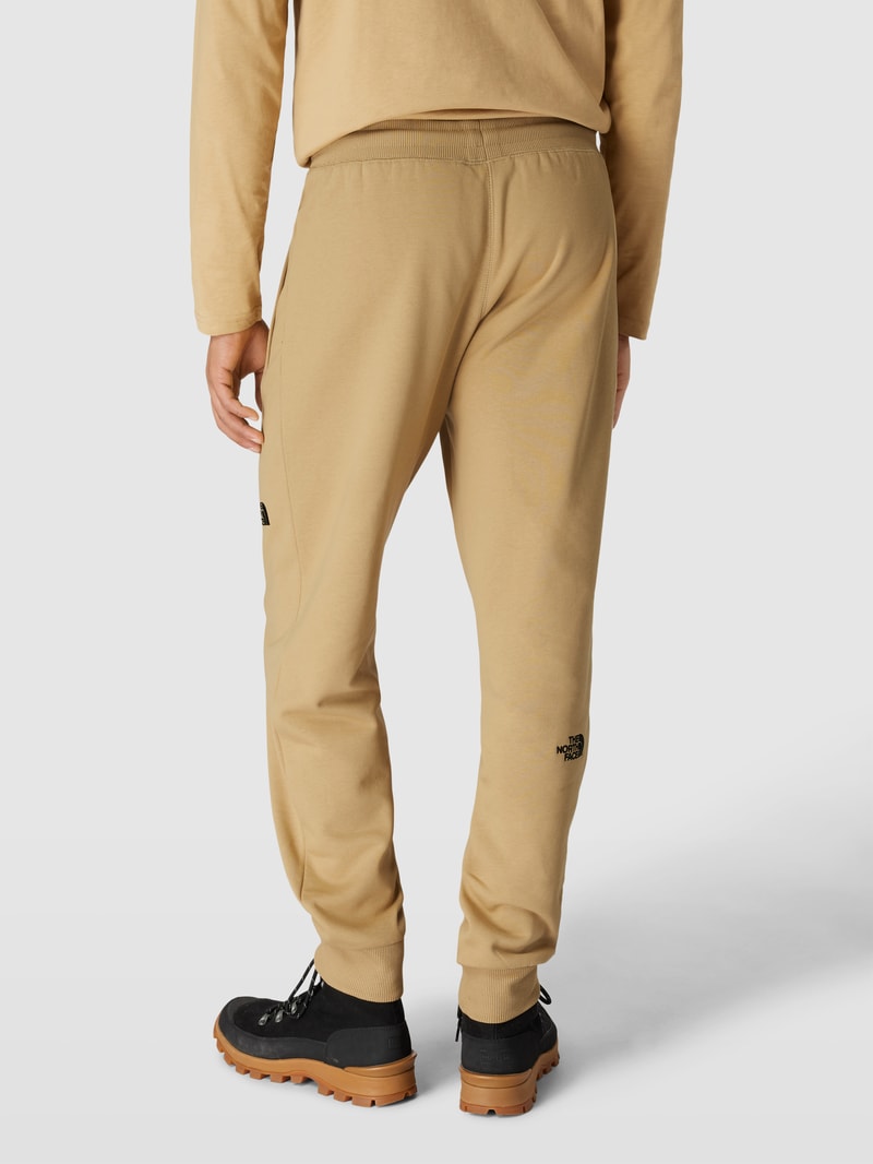 Sweatpants mit Label-Detail in beige