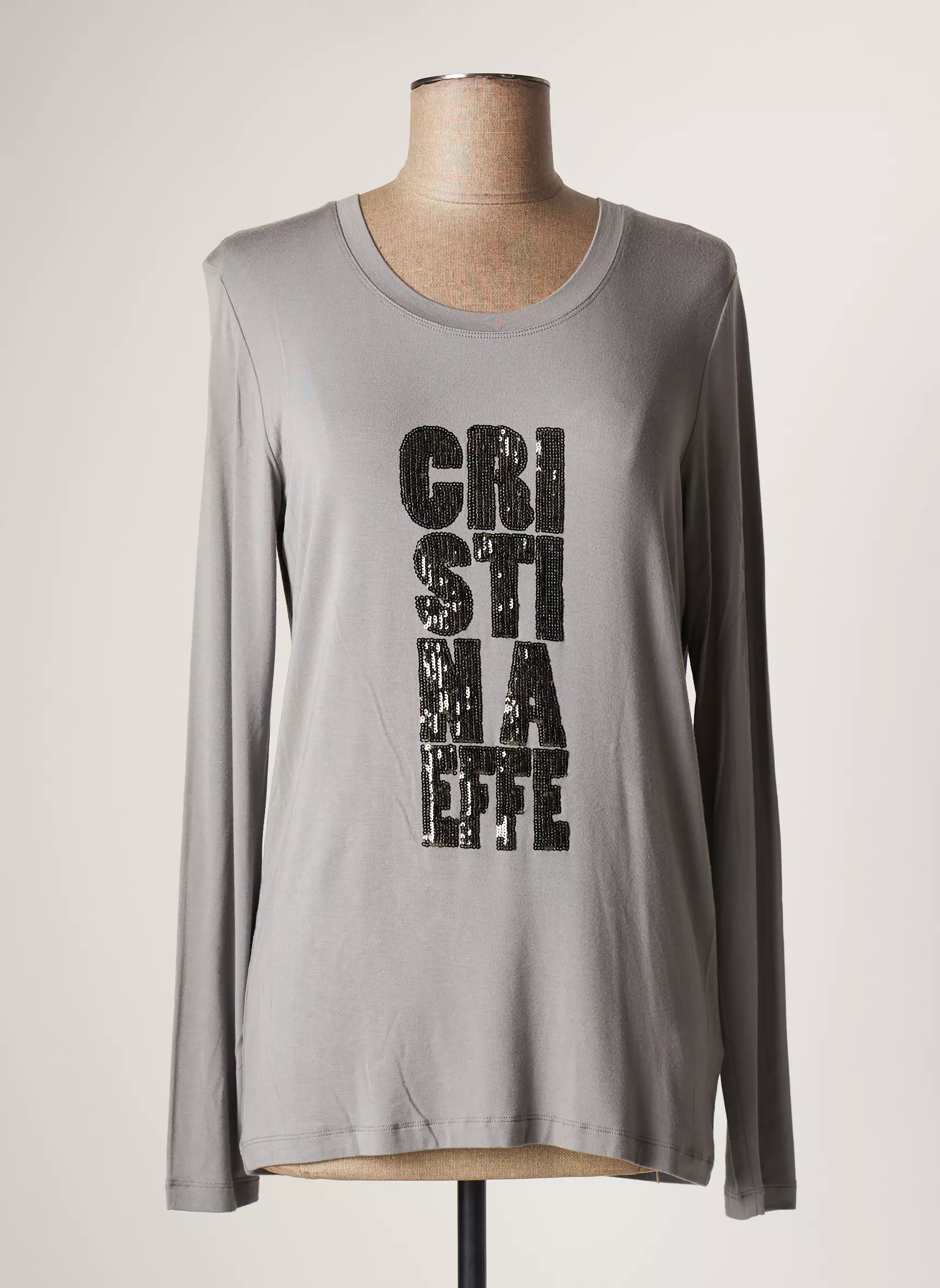 Cristina Effe Tshirts Femme couleur gris