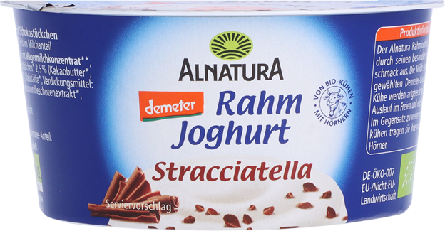 Alnatura Bio Rahmjoghurt Stracciatella