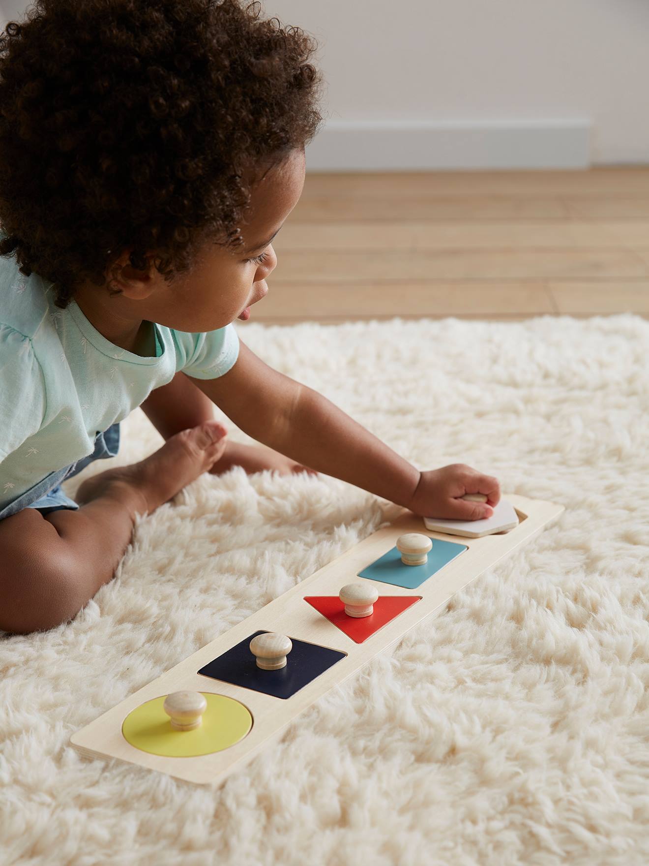 Mon 1er puzzle des formes en bois FSC® multicolore