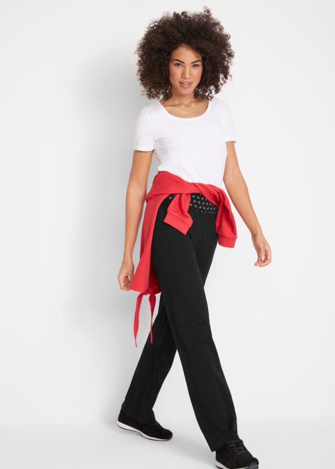 Shirthose mit umschlagbaren Bund, Straight