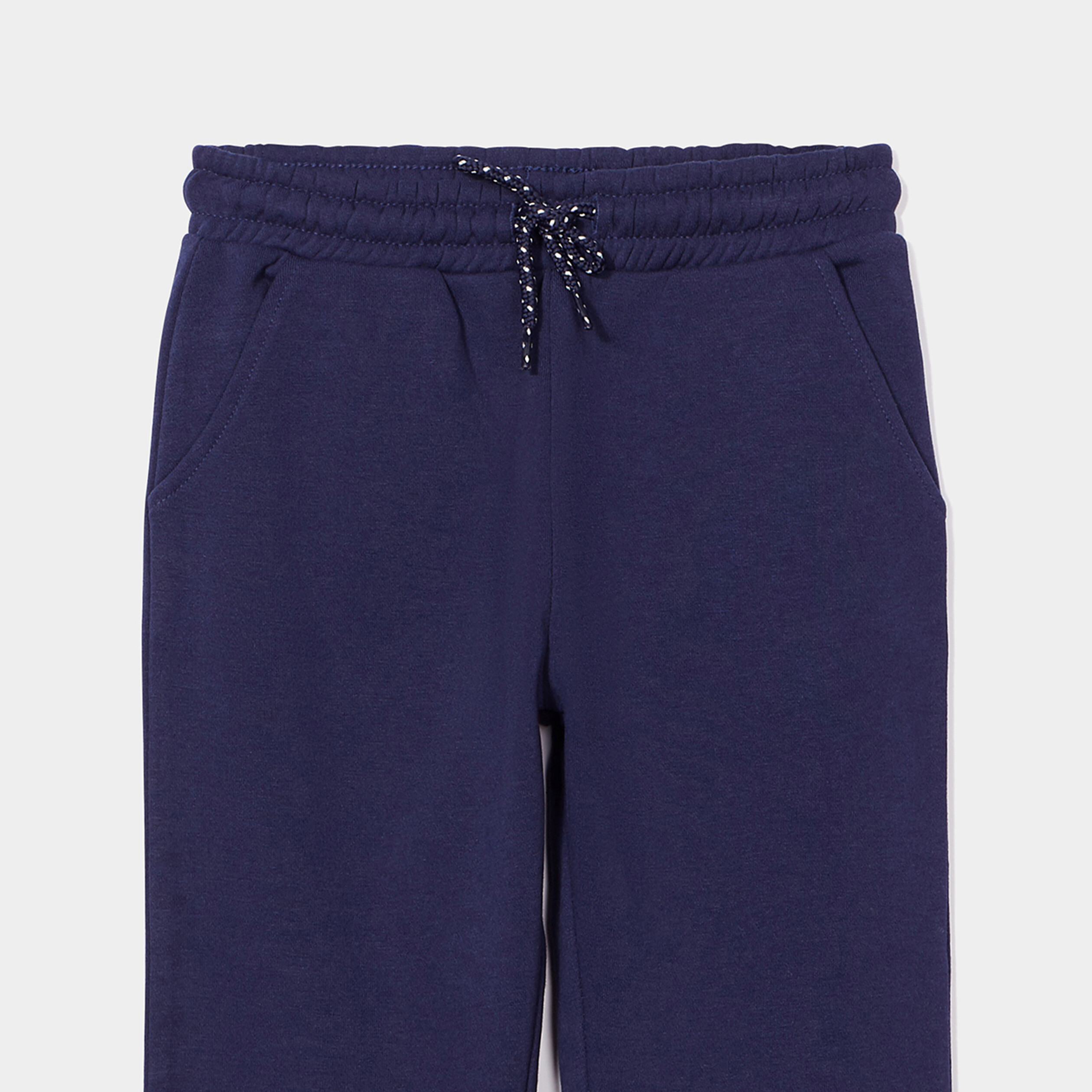 Pantalon de jogging bas élastiqué bleu marine fille | La Halle
