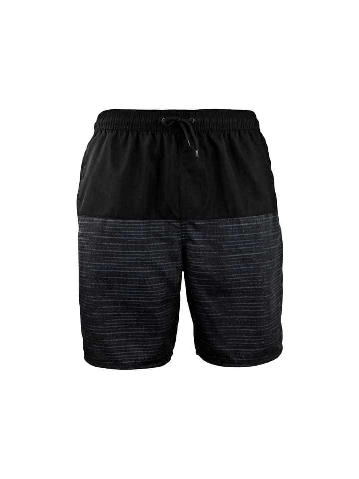 GUGGEN MOUNTAIN Badehose für Herren in schwarz in schwarz günstig kaufen