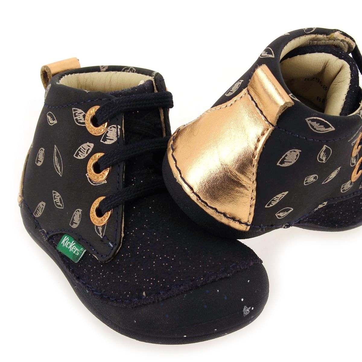 Kickers  SONIZA H22 - marine doré
