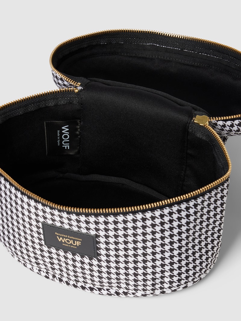 Kosmetiktasche mit kurzem Henkel Modell 'Celine' in black