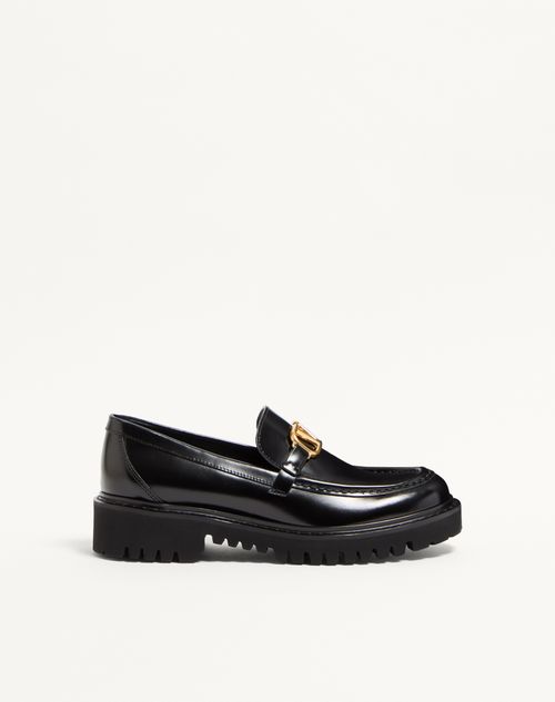 Mocassim de pele de bezerro exclusivo VLogo
