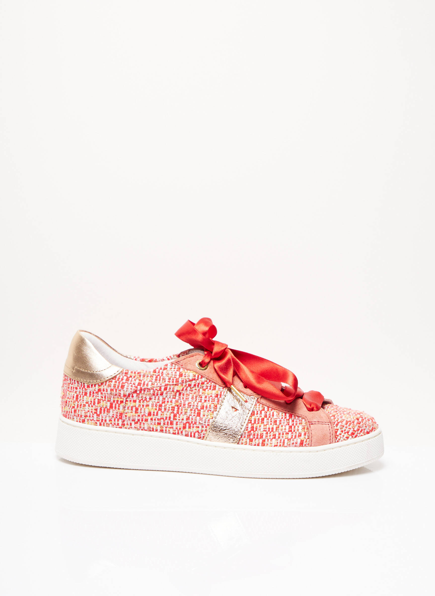 Vaddia Baskets Femme couleur rouge
