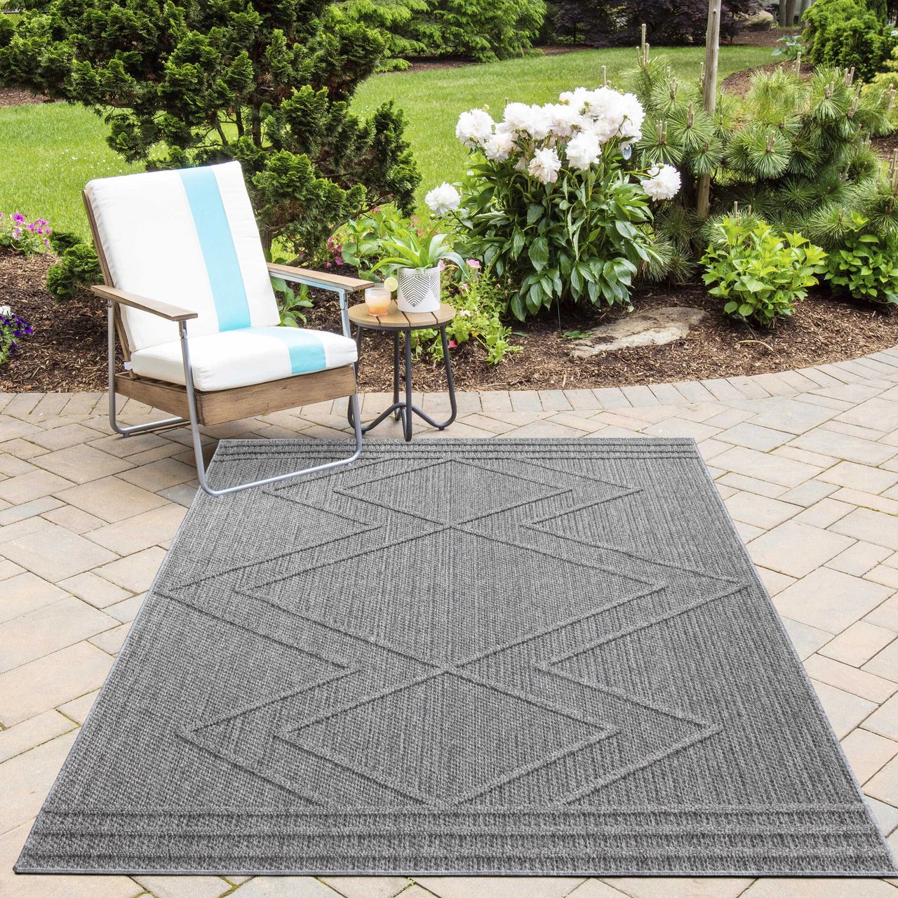 Ayyildiz Teppich, PATARA 4954, GREY, 160 x 230 cm