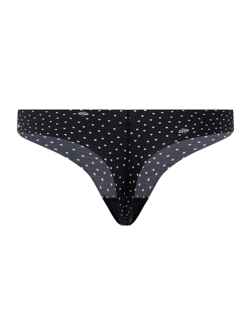 Tanga aus Mikrofaser in schwarz