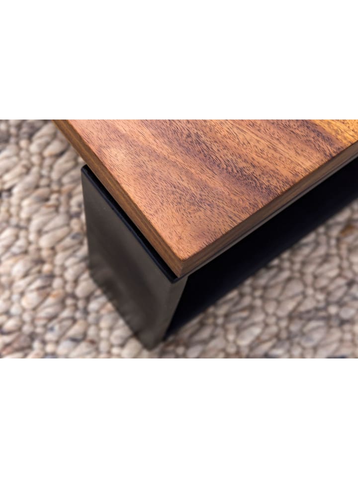 KADIMA DESIGN Couchtisch WL5.650 115x35x60 cm Massiv Holz Sofatisch mit günstig kaufen onesize