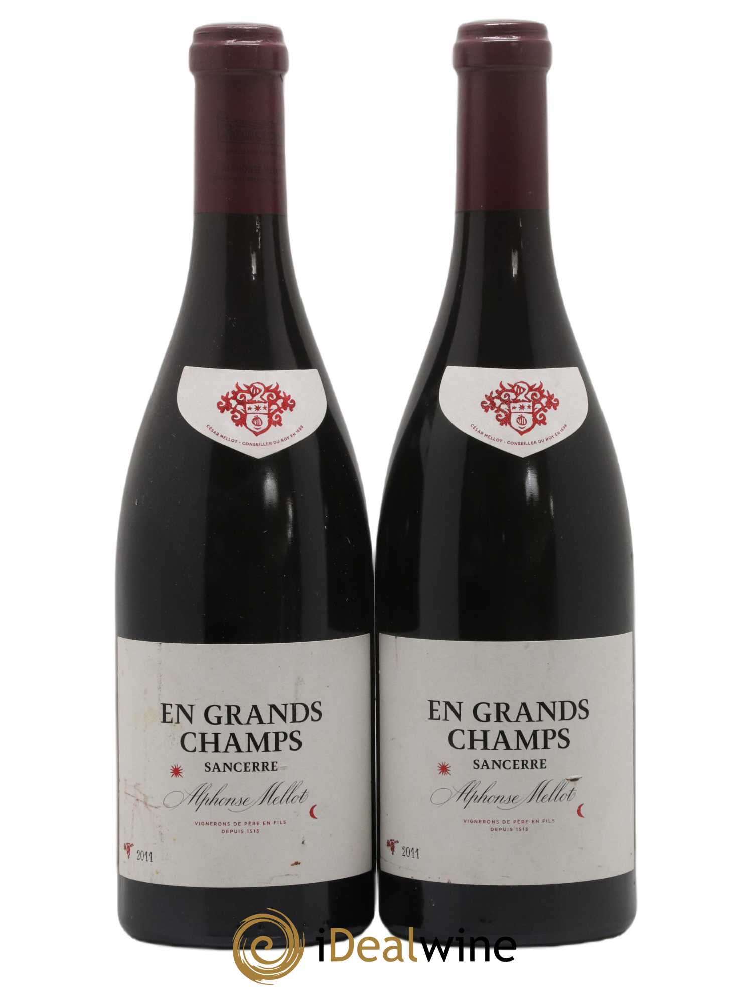Sancerre En Grands Champs Alphonse Mellot  2011 - Lot de 2 Bouteilles