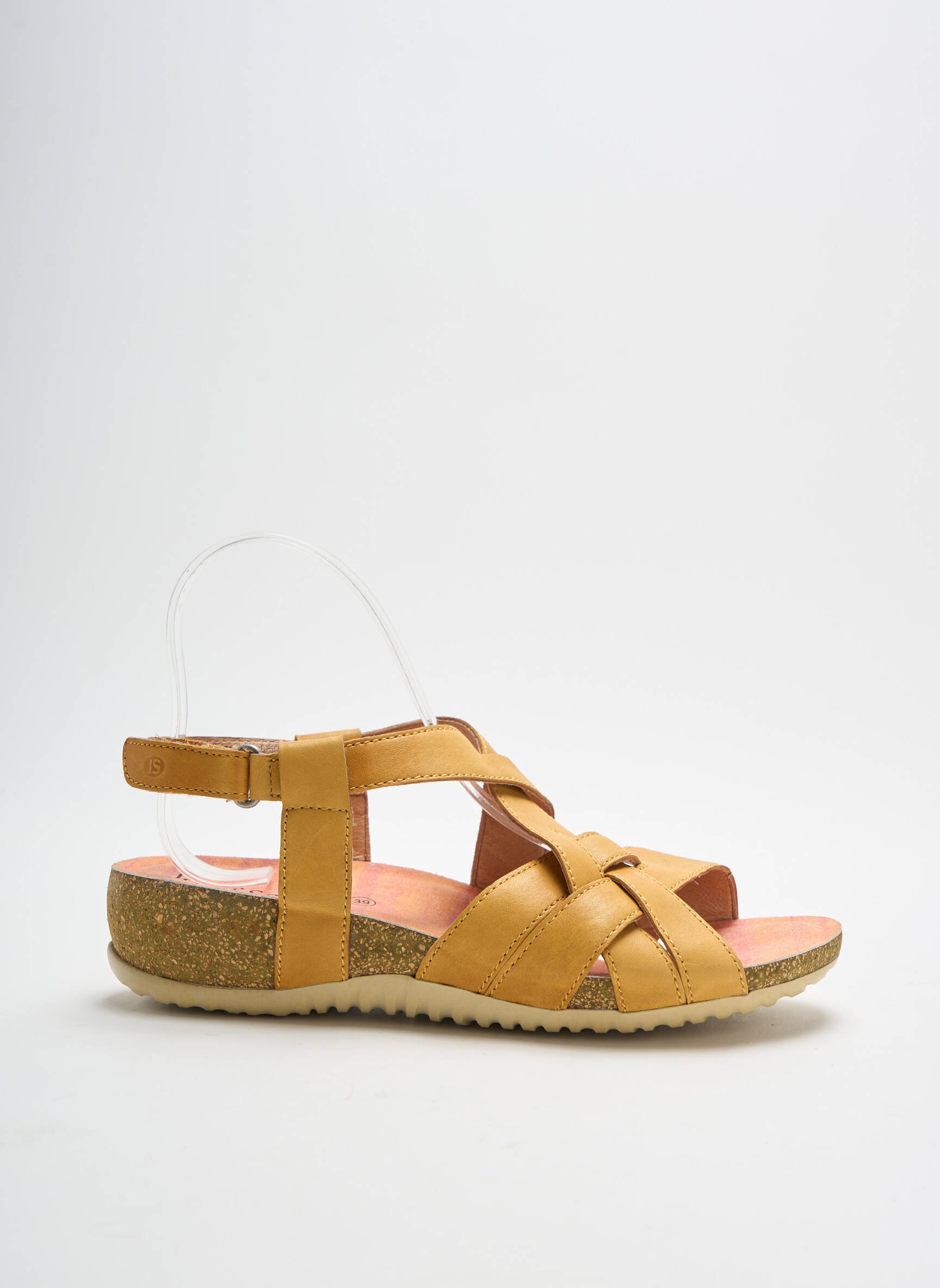 Josef Seibel Sandales Nu Pieds Femme couleur jaune