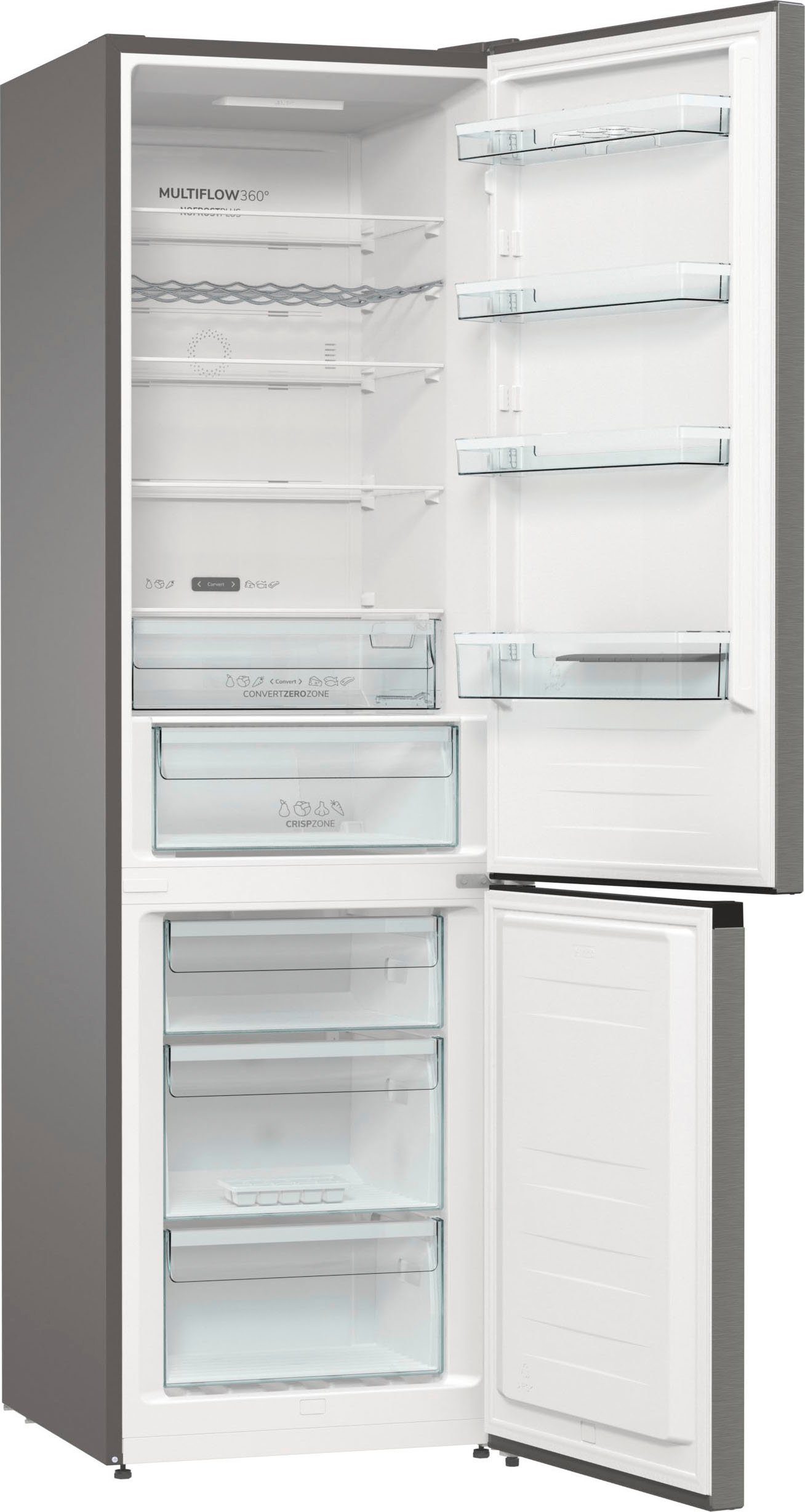 GORENJE Kühl-/Gefrierkombination NK89C0DXL, 200 cm hoch, 60 cm breit