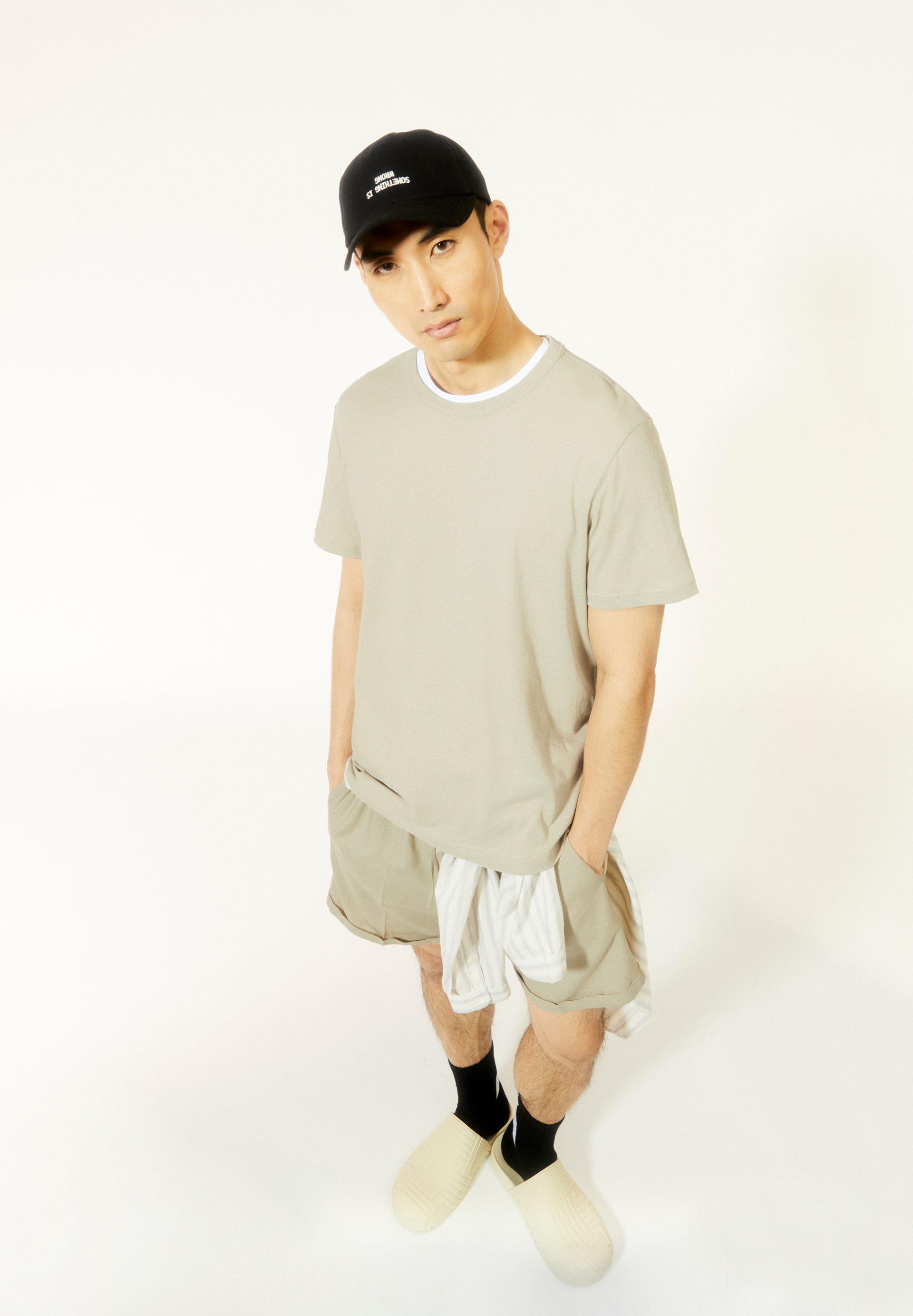 T-Shirt Relaxed Fit aus Leinen-Mix