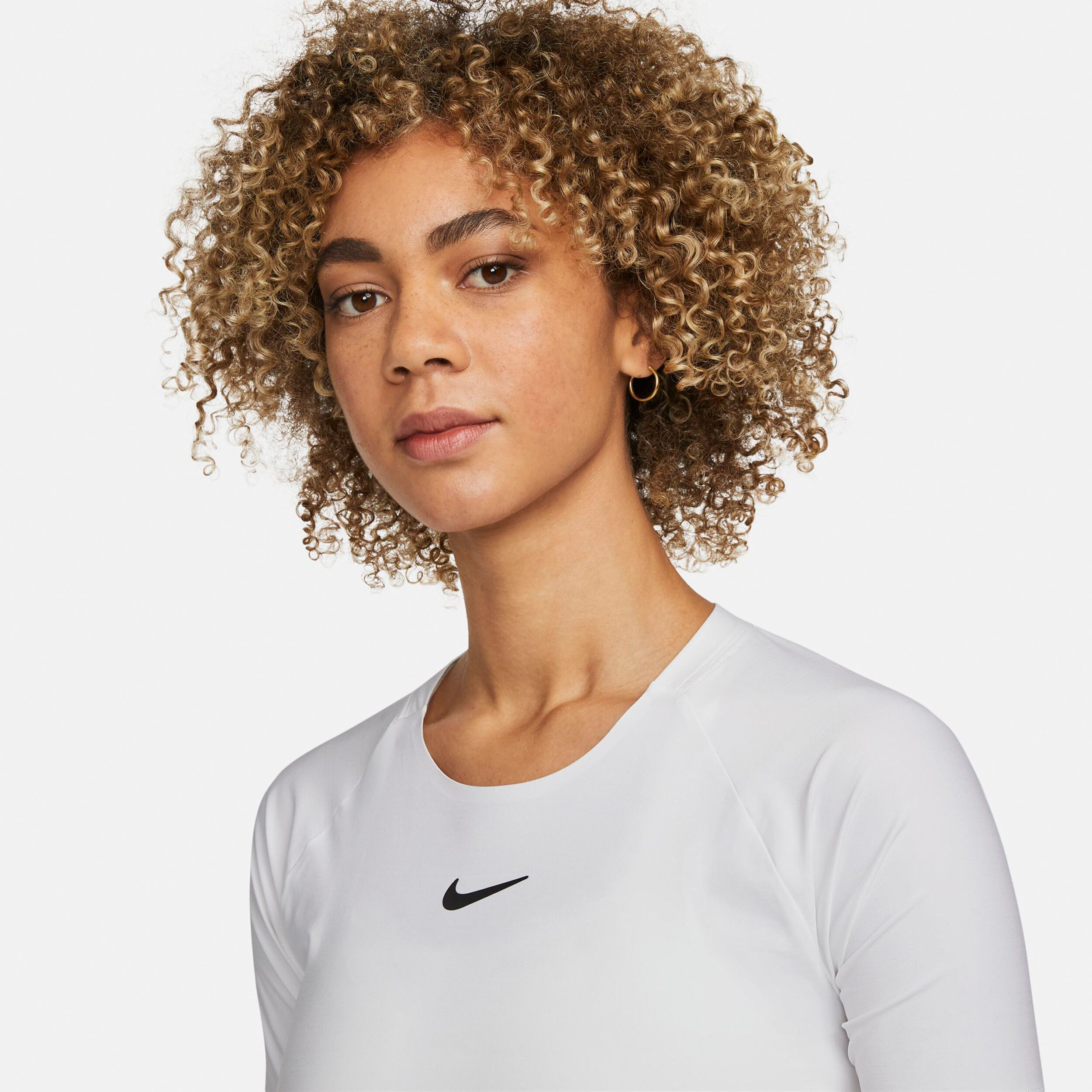 Court Advantage Dri-Fit T-Shirt Damen - Weiß