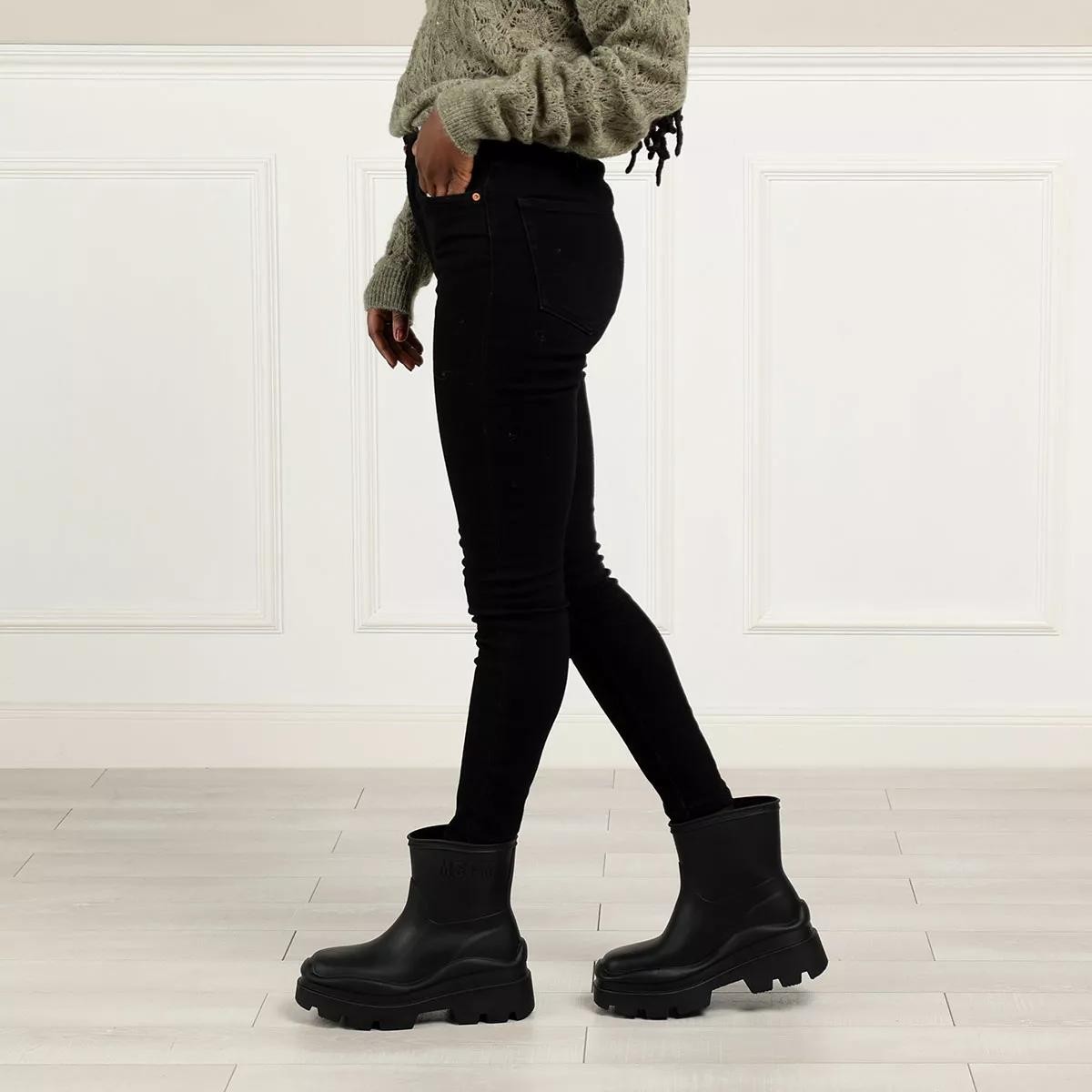 MSGM Stiefeletten schwarz Regenstiefel