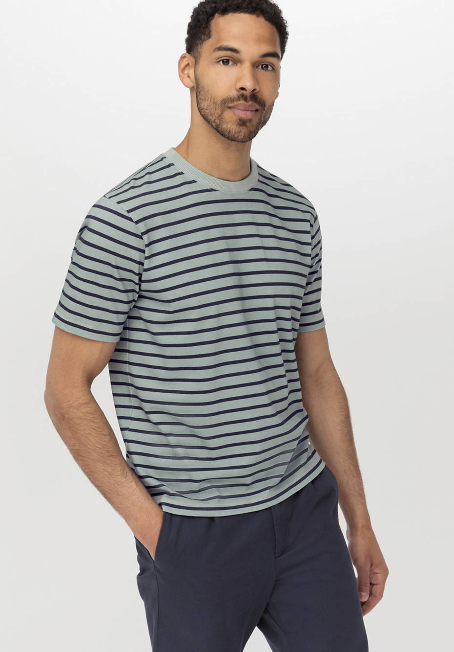 Streifenshirt Relaxed aus reiner Bio-Baumwolle