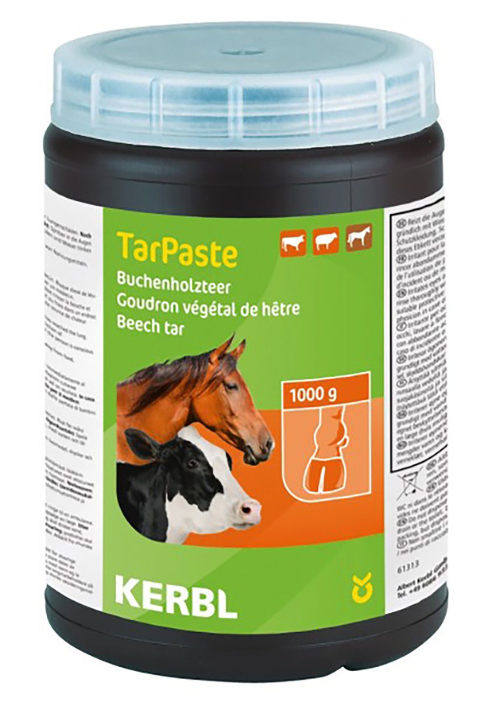Kerbl Pferdebandage Buchenholzteer TarPaste flüssig 1000gr (1-tlg)
