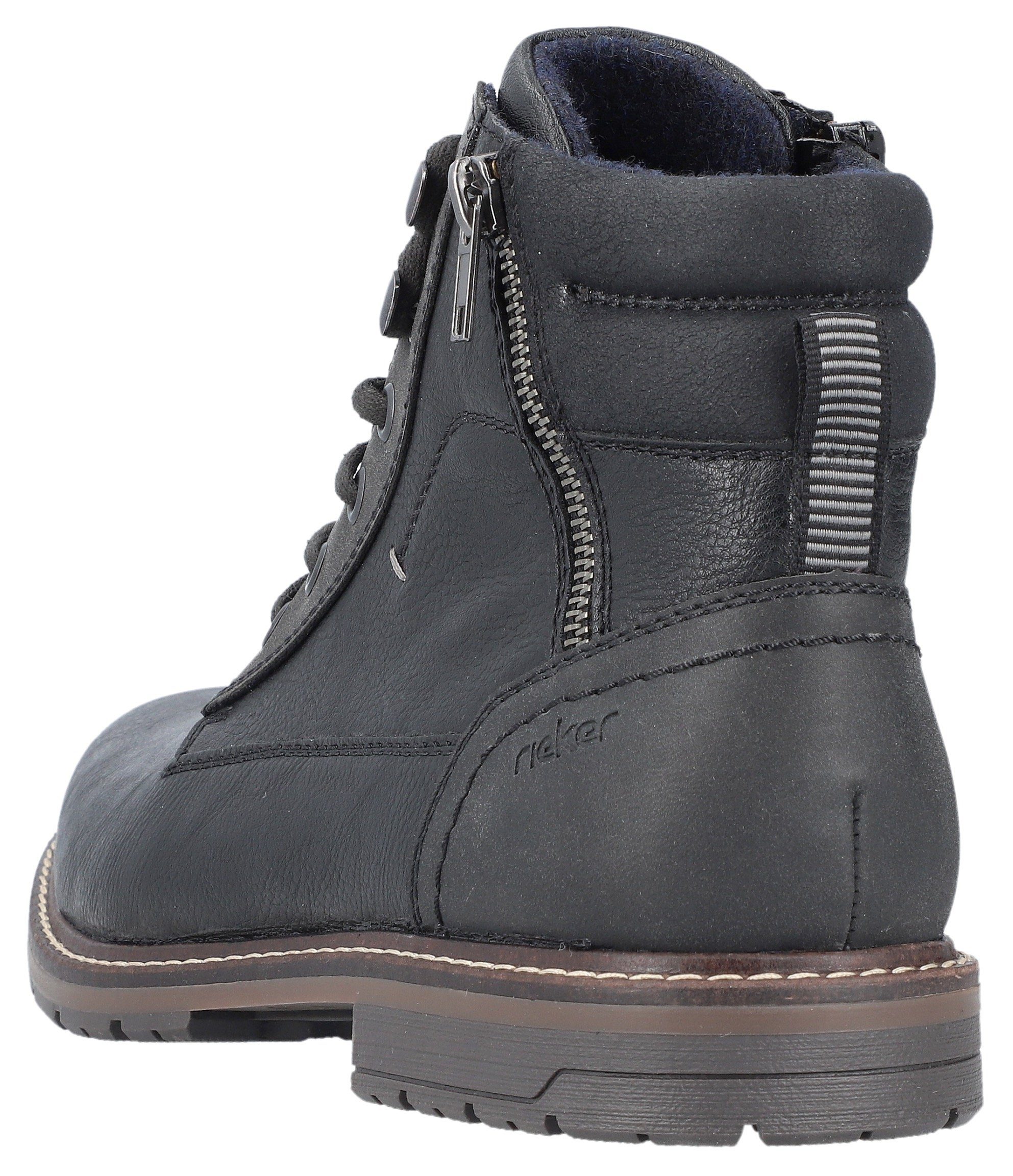 Rieker Schnürstiefelette mit gepolstertem Schaftrand