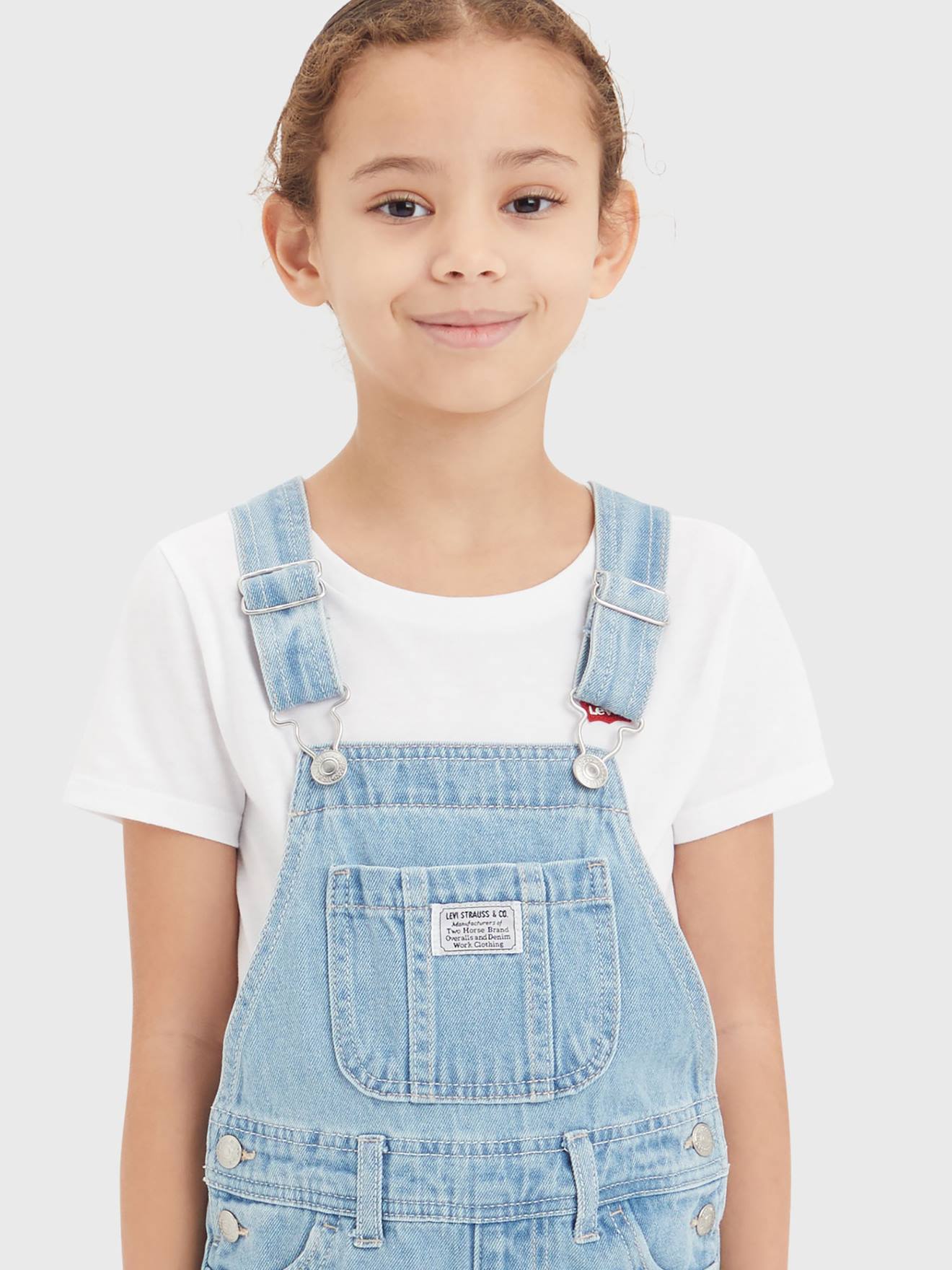 Levis Mädchen Latzshorts Levi's - blue stone