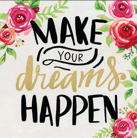 CreArt Make your dreams happen - Malen nach Zahlen für Erwachsene