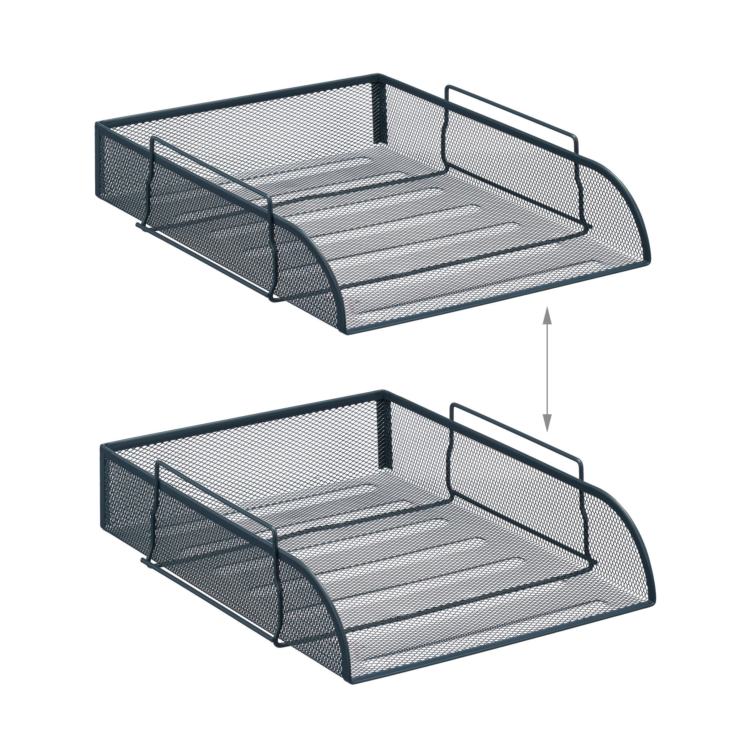 relaxdays Schreibtischaufsatz 7-teiliges Schreibtisch Organizer Set