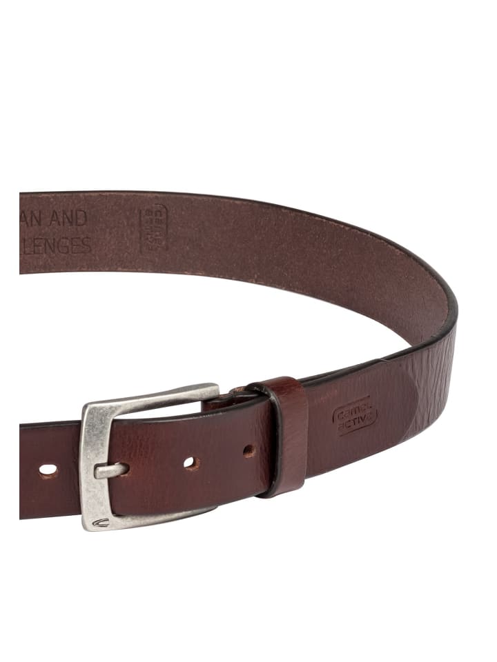 Camel Active Gürtel aus Leder in Dunkelbraun günstig kaufen