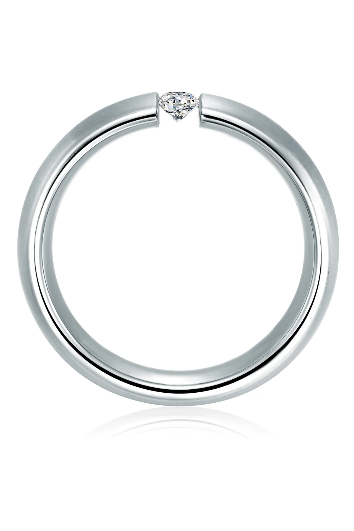 Trilani  Ring mit Kristallen von Swarovski® Ring Edelstahl verziert mit Kristallen von Swarovski® weiß