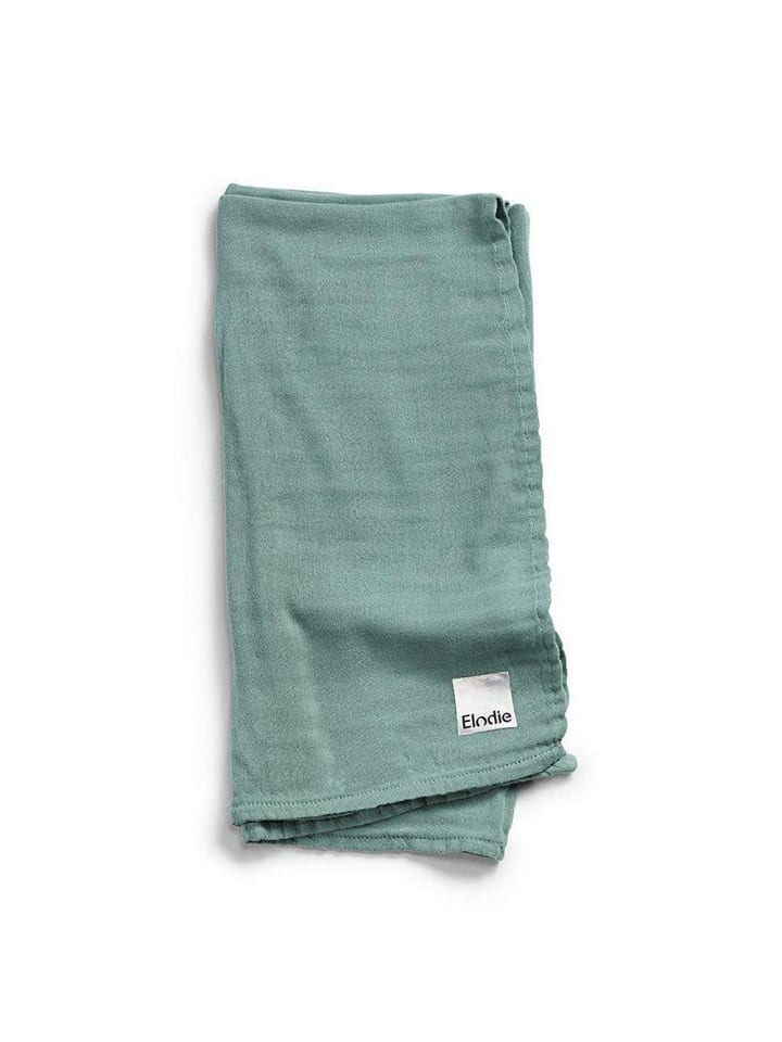 Elodie Details Bambus Musselin Decke - Mineral Green in Grün 80 x 80 günstig kaufen onesize
