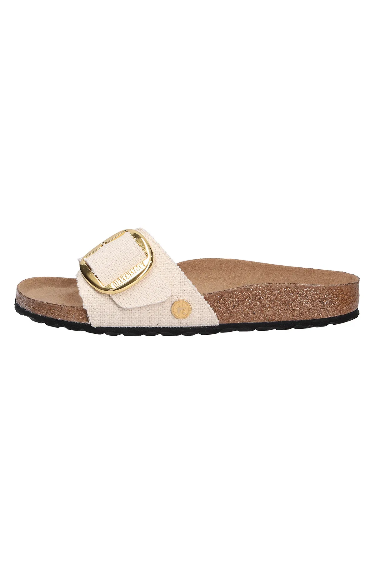 Birkenstock  Pantolette - Beige - Flacher Absatz