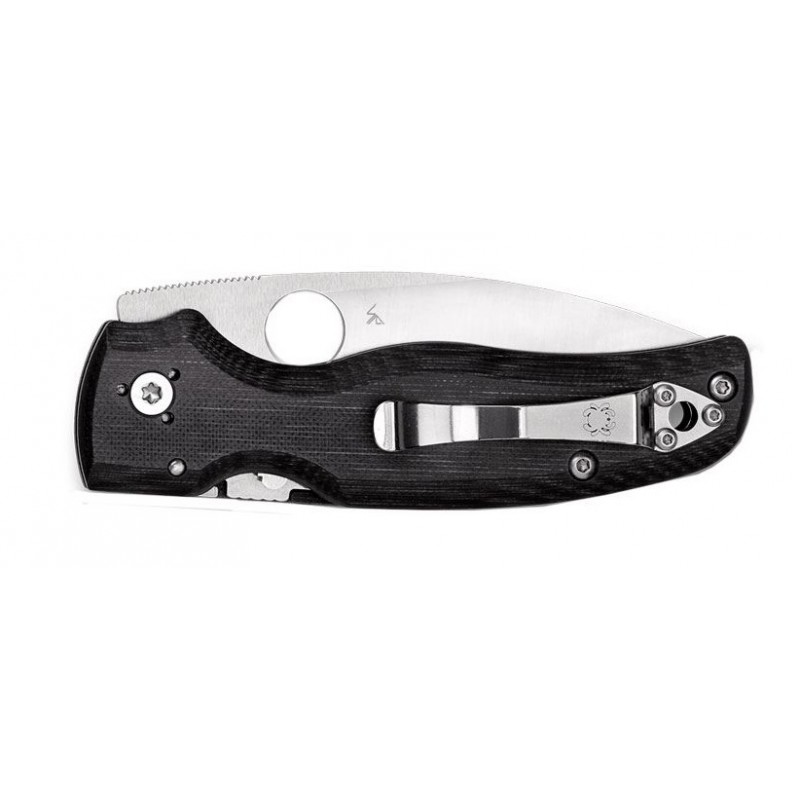 Spyderco taktisches Messer, Shaman BLACK C229GP, klappbares Militärmesser.
