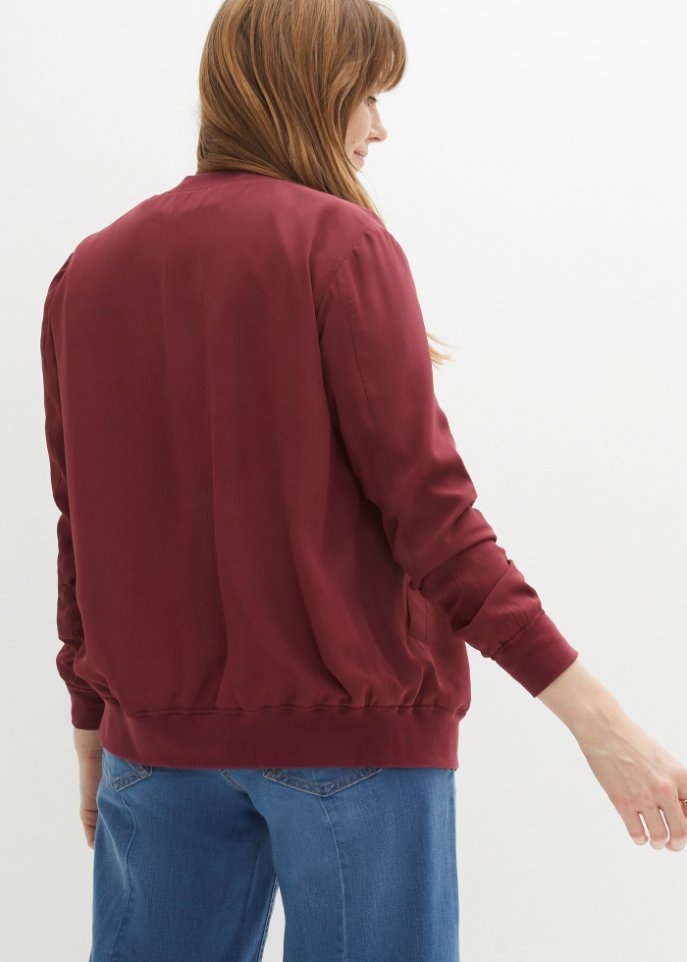 Blousonjacke mit Reißverschluss