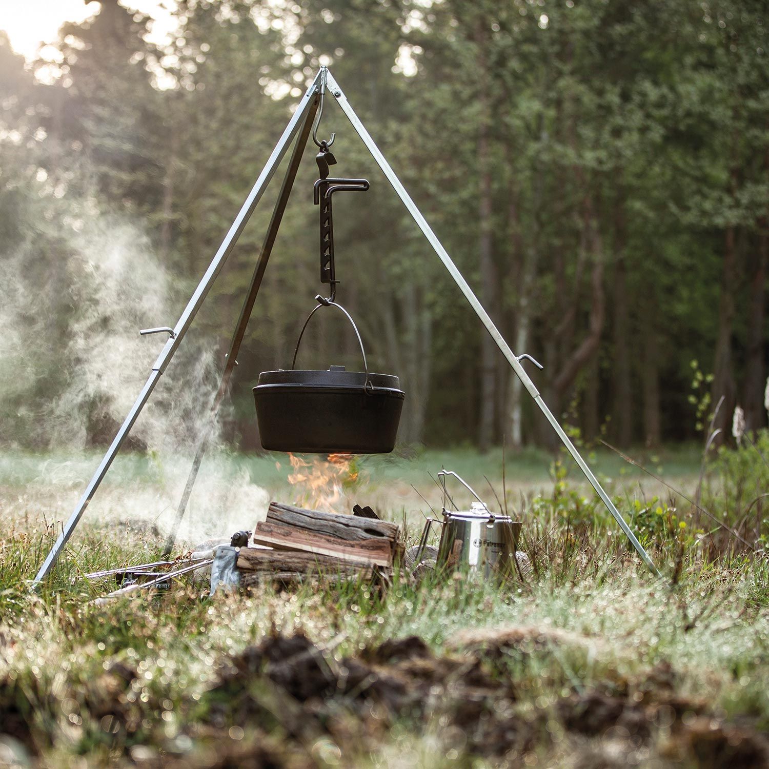 Dutch Oven Feuertopf ohne Standfüße