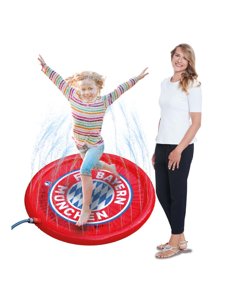 Happy People FCB Sprinklermatte Ø 90 cm, mit Spritzfunktion in rot günstig kaufen onesize
